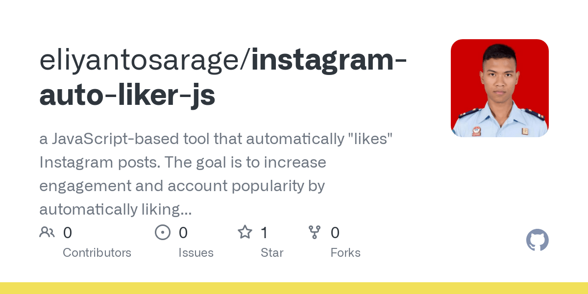 Liker For Instagram. eliyantosarage/instagram-auto-liker-js: a JavaScript-based ...