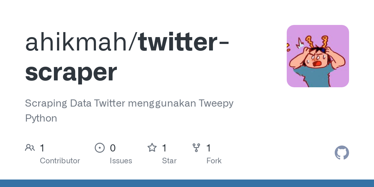 Mengambil Data Dari Twitter Menggunakan Python. ahikmah/twitter-scraper: Scraping Data Twitter ...