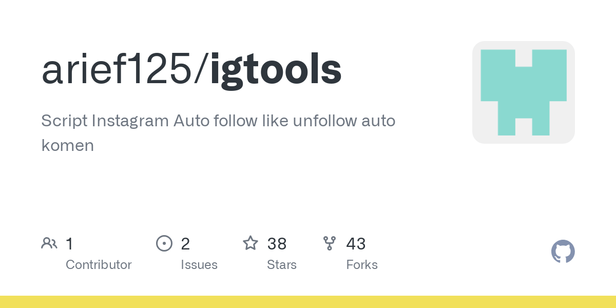 Download Script Auto Followers Instagram. arief125/igtools: Script Instagram Auto follow like unfollow ...