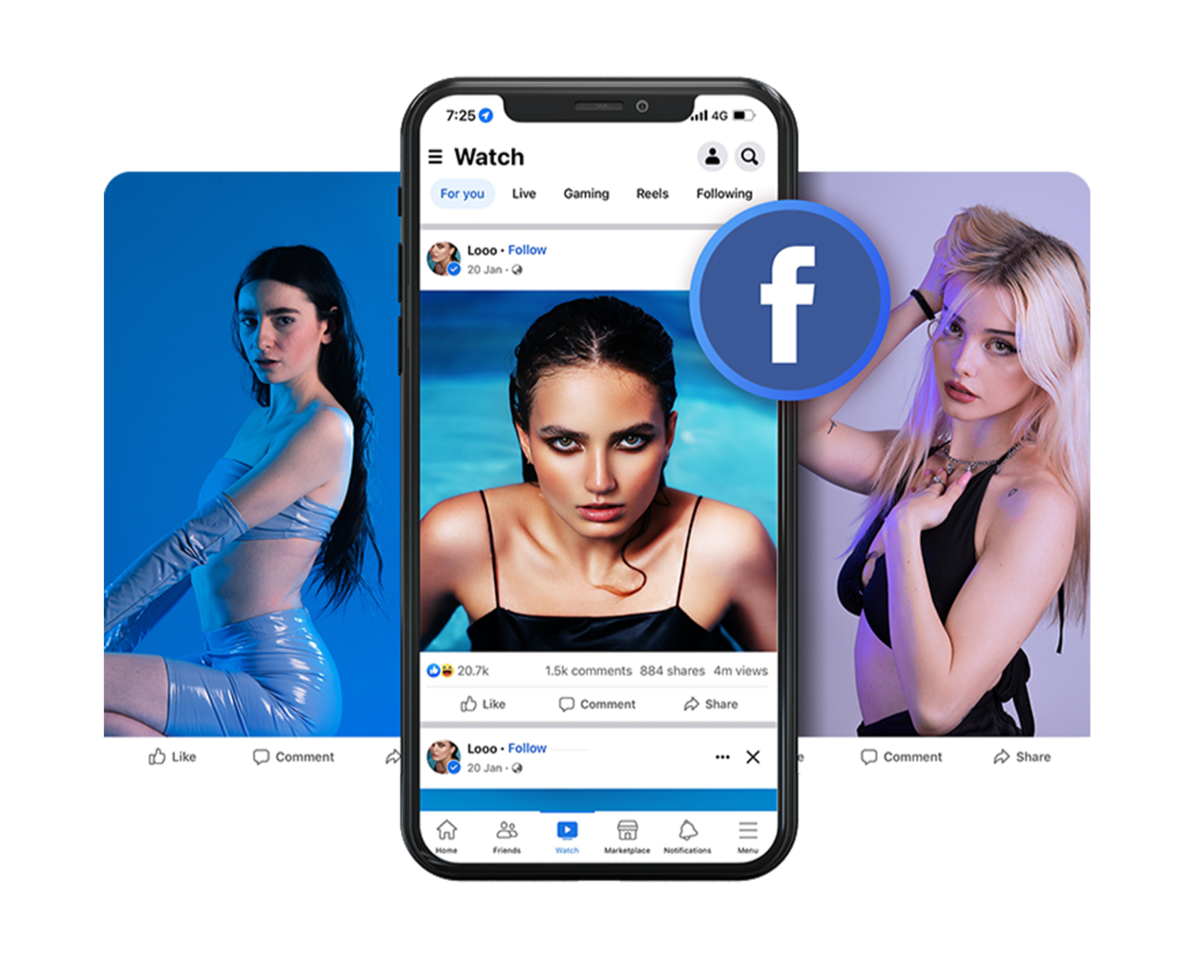 Stiker Animasi Facebook. Pembuat Video Sampul Facebook dengan Template