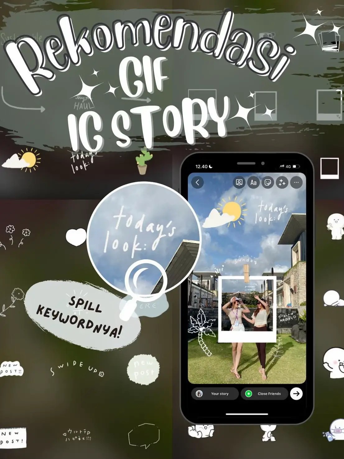 Instagram Gif Keywords. REKOMENDASI GIF IG STORY! HIDDEN WORDS