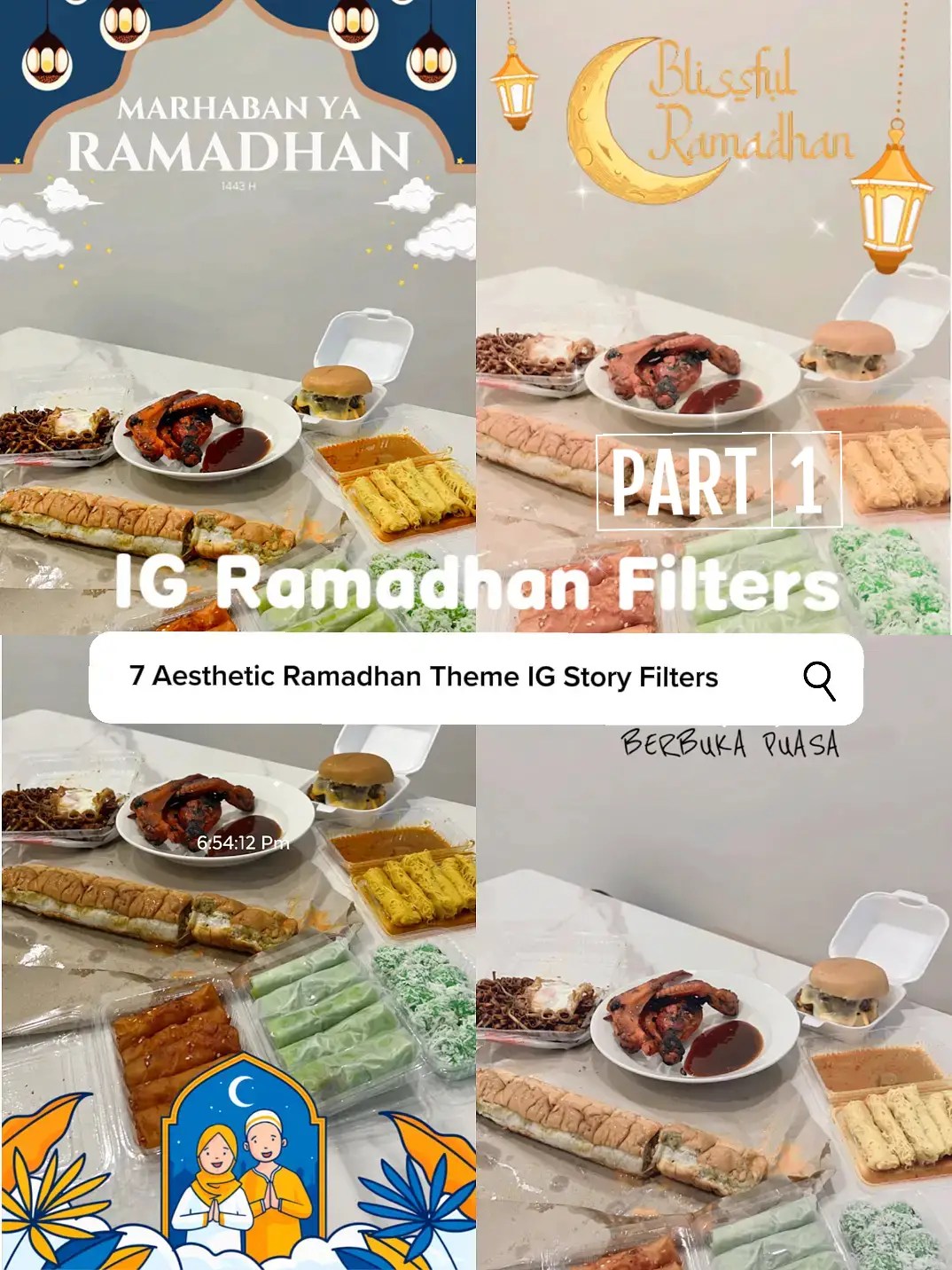 Tema Story Instagram. 7 Aesthetic Ramadhan Theme IG Story Filters