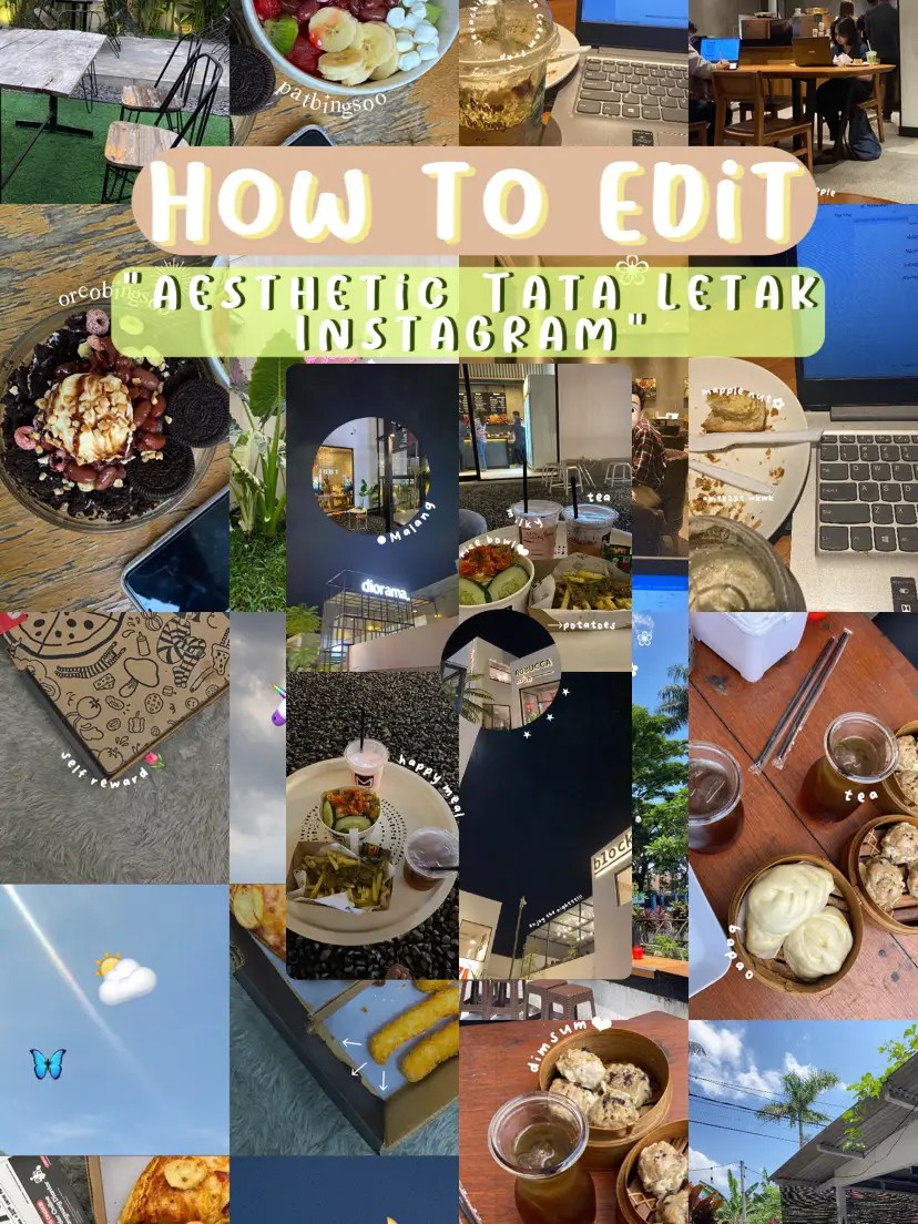 Cara Edit Postingan Ig. How to Edit Foto Aesthetic 