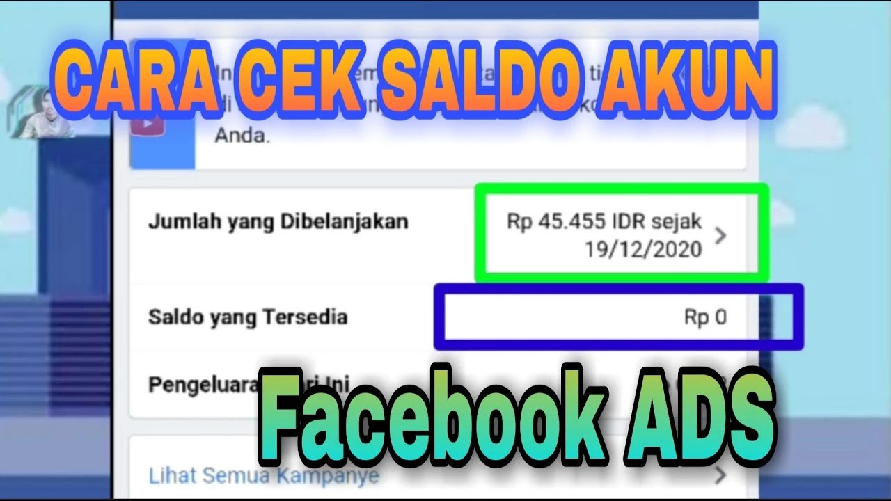 Cara Cek Saldo Akun Facebook. 2 Langkah Untuk Cek Saldo Facebook Ads 2023!!