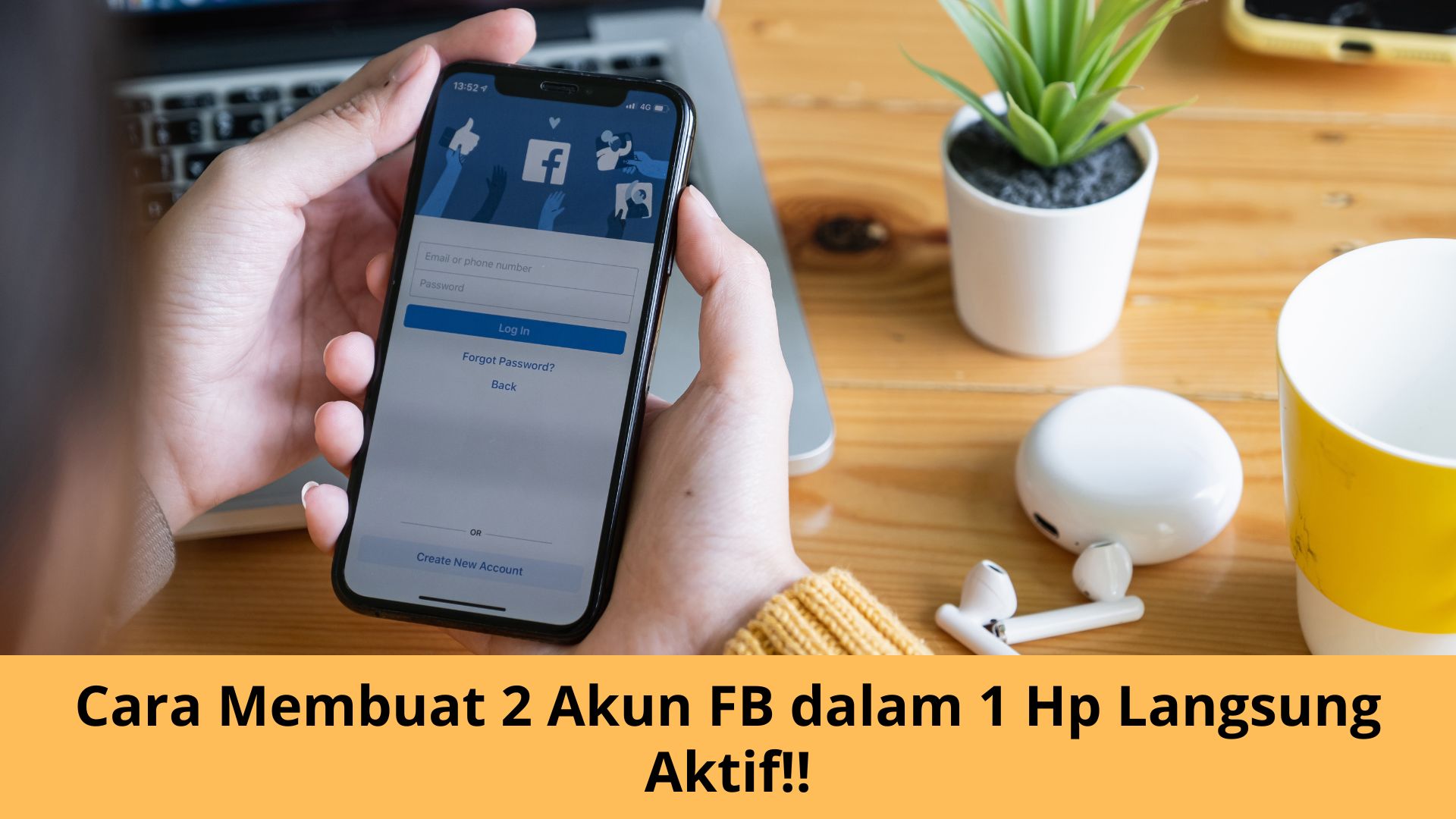 Cara Bikin Fb 2. Cara Membuat 2 Akun FB Dalam 1 Hp Langsung Aktif!!