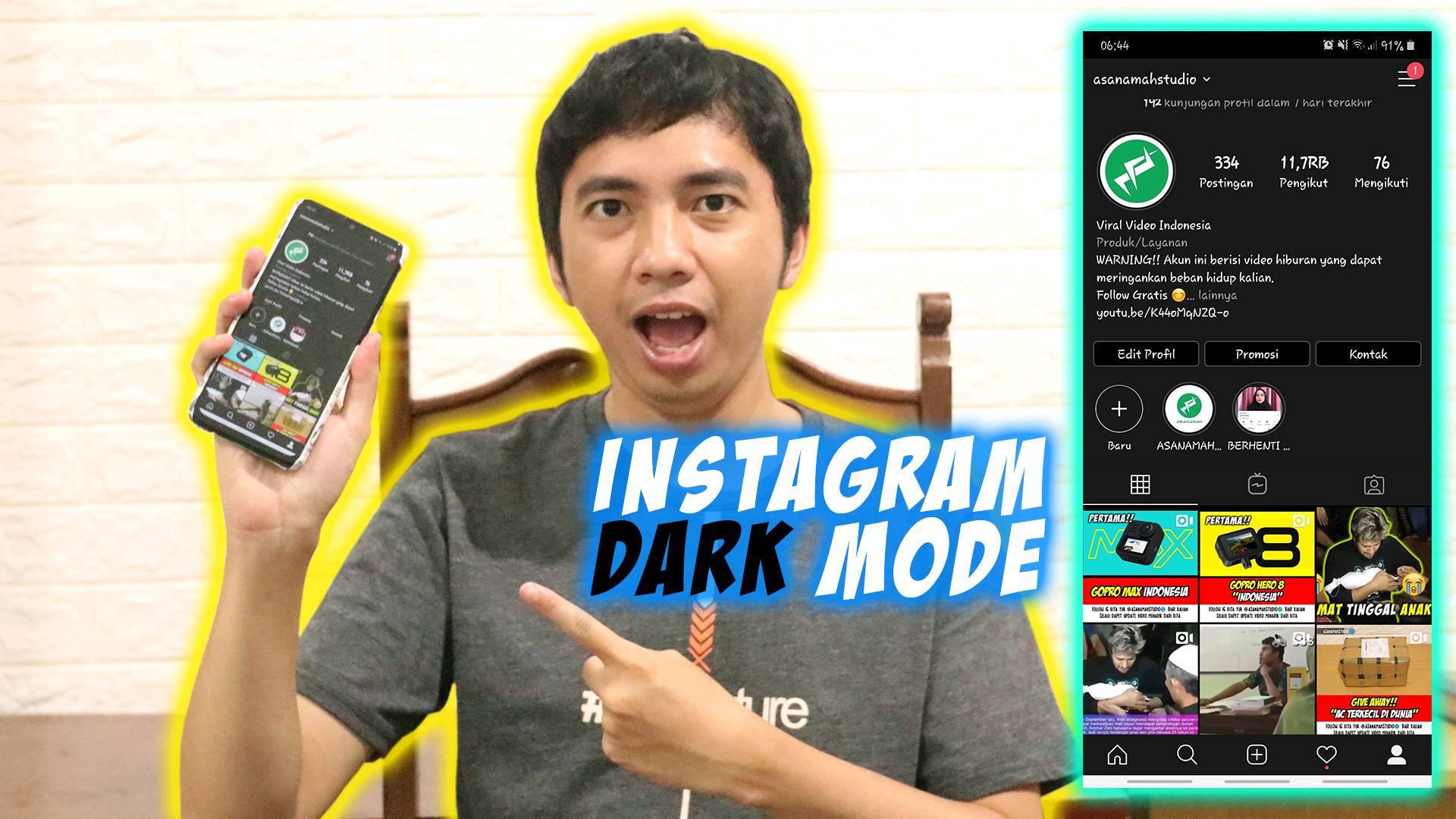 Download Instagram Dark Mode. Gampang Bangett Cara Mengaktifkan INSTAGRAM DARK MODE