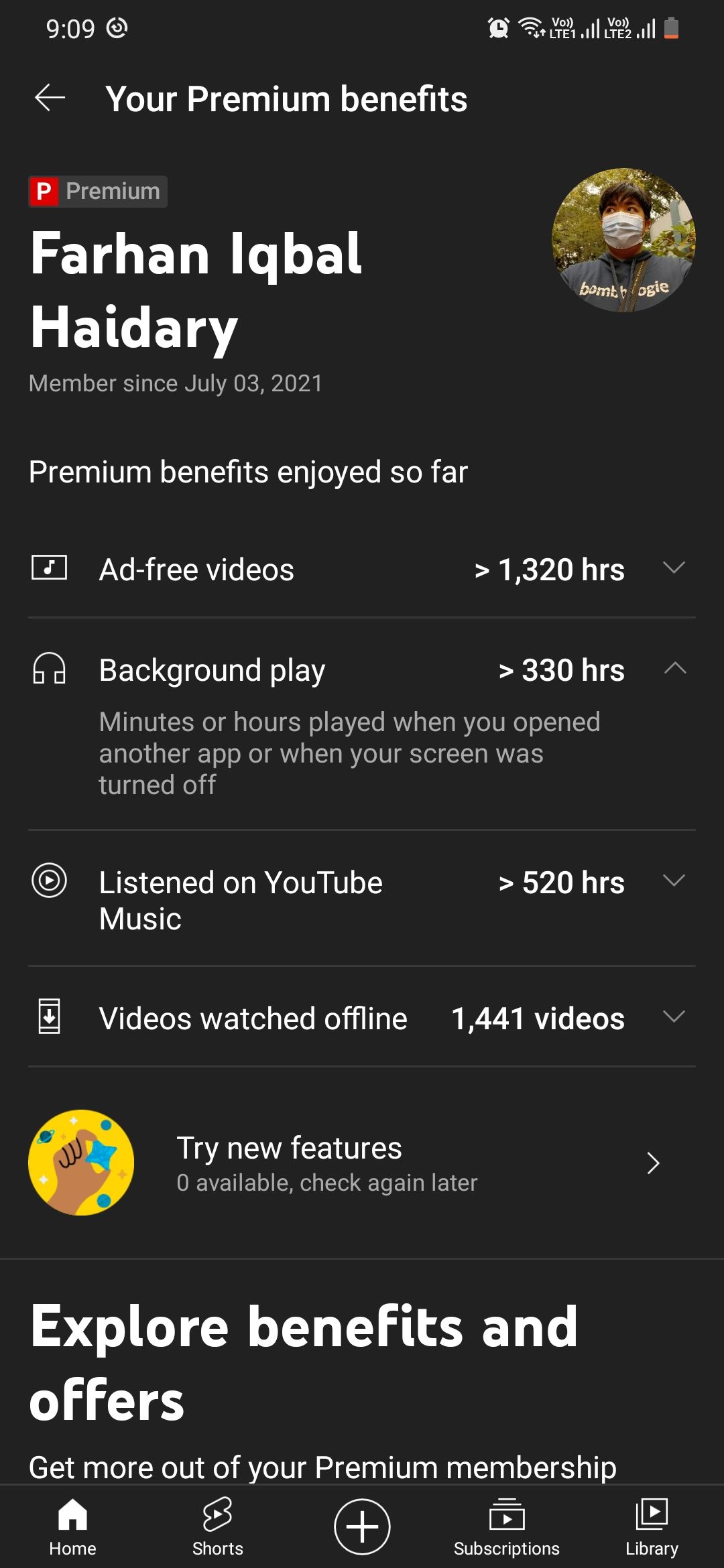 Youtube Layar Mati. Fitur layar mati dengan memutar YouTube