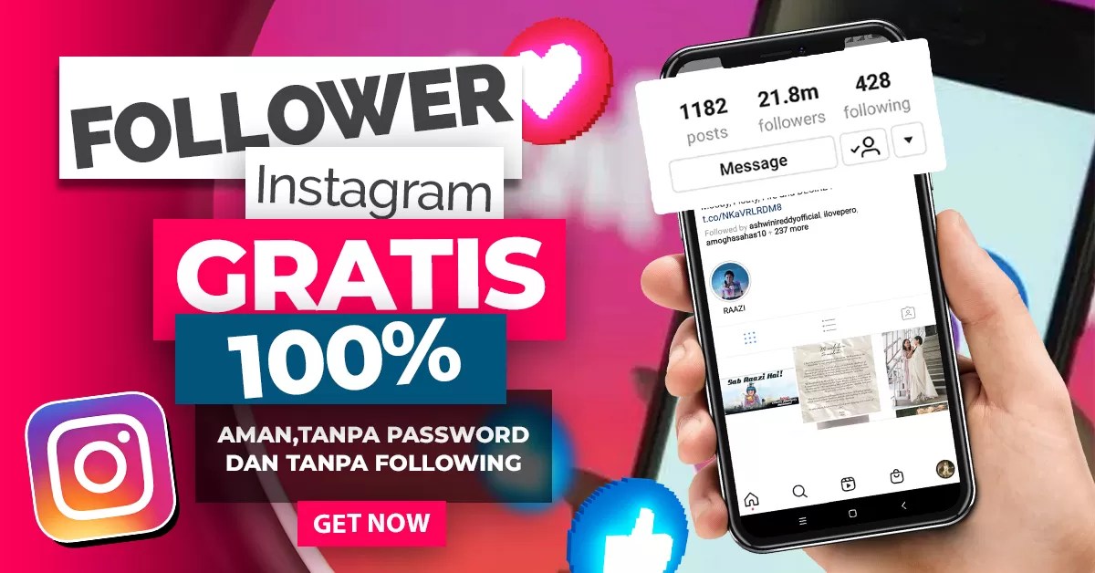 Menambah Followers Instagram Tanpa Login. Followers Instagram Gratis 100% Aman dan Tanpa Password