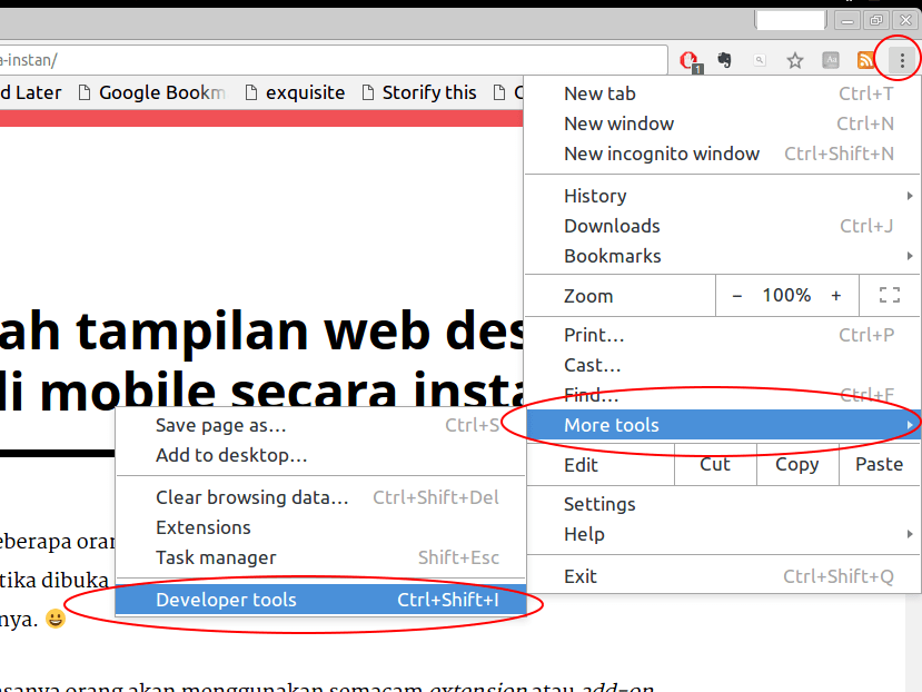 Mengubah Tampilan Youtube Dari Desktop Ke Mobile. ubah tampilan web desktop jadi mobile secara instan