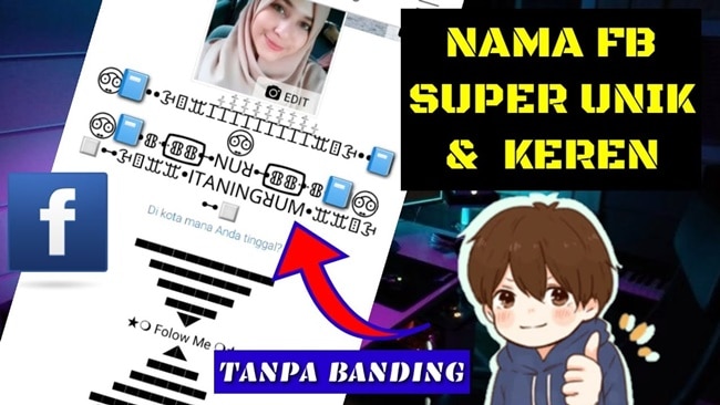 Nama Fb Unik Valid. kumpulan nama fb unik