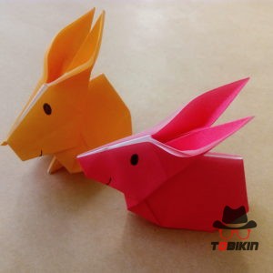 Cara Membuat Kelinci Dari Origami. Tutorial Origami Kelinci