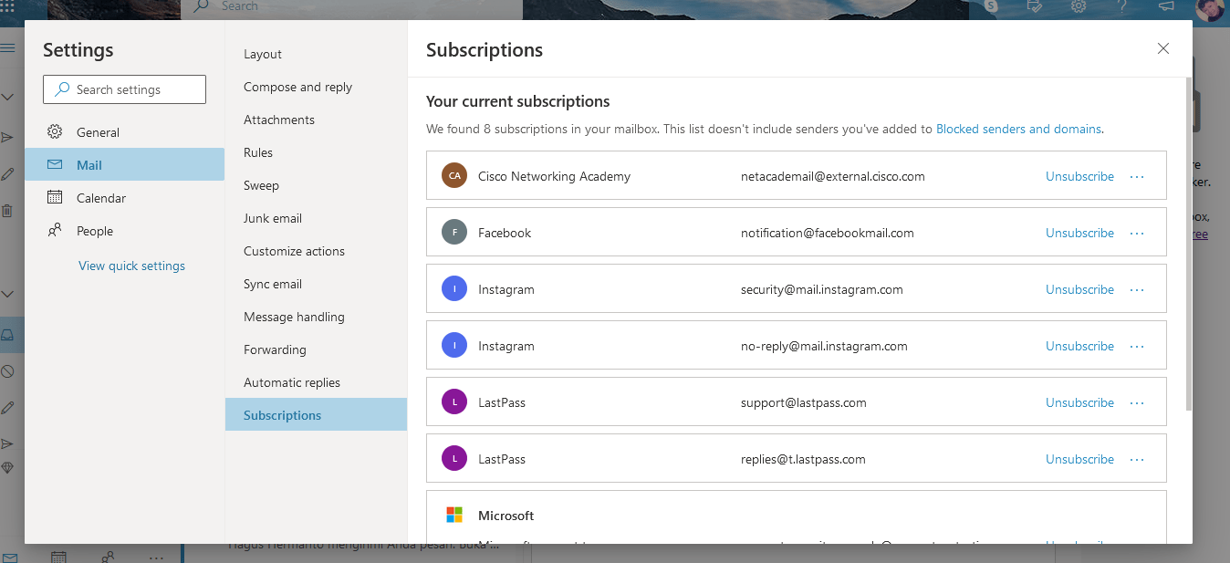 Cara Melihat Yang Unsubscribe. Bagaimana cara melihat daftar email yang telah di-unsubscribe di G