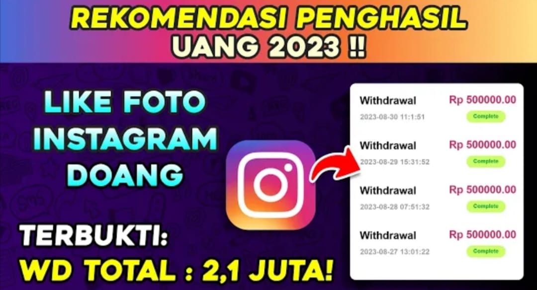 Aplikasi Like Foto Instagram Gratis. Banyakin Like dan Unggah Foto Layaknya di Instagram, Kamu Bisa