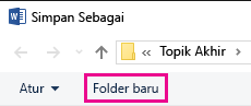 Cara Bikin Sg Di Laptop. Membuat folder baru