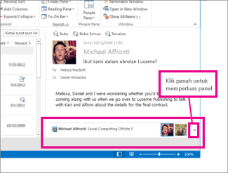 Melihat Catatan Di Facebook. Mengaktifkan Outlook Social Connector