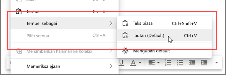 Cara Copy Link. Menyalin dan menempel URL yang disempurnakan di Microsoft Edge