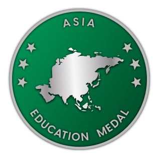 Top Subscriber Asia. Asia Education Medal
