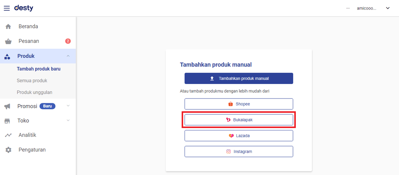 Cara Memasukan Link Bukalapak Ke Instagram. Cara Upload Produk dari Bukalapak