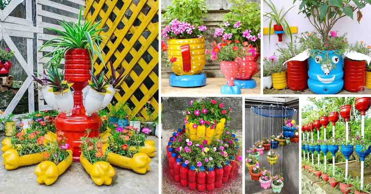 Cara Bikin Pot Bunga Dari Botol Bekas. Kreatif, 12 Contoh Gambar Pot Bunga dari Botol Bekas yang Unik
