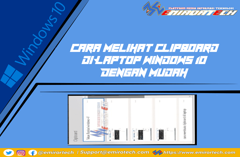 Cara Membuka Clipboard Di Laptop. Cara Melihat Clipboard di Laptop Windows 10 Dengan Mudah