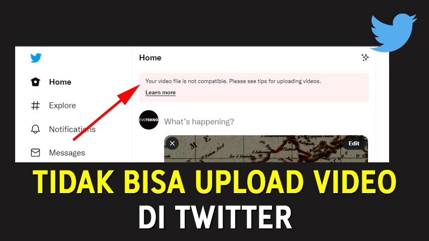 Gagal Mengirim Video Twitter. Tidak Bisa Upload Video di Twitter? Ini Minimal Syarat & Solusinya