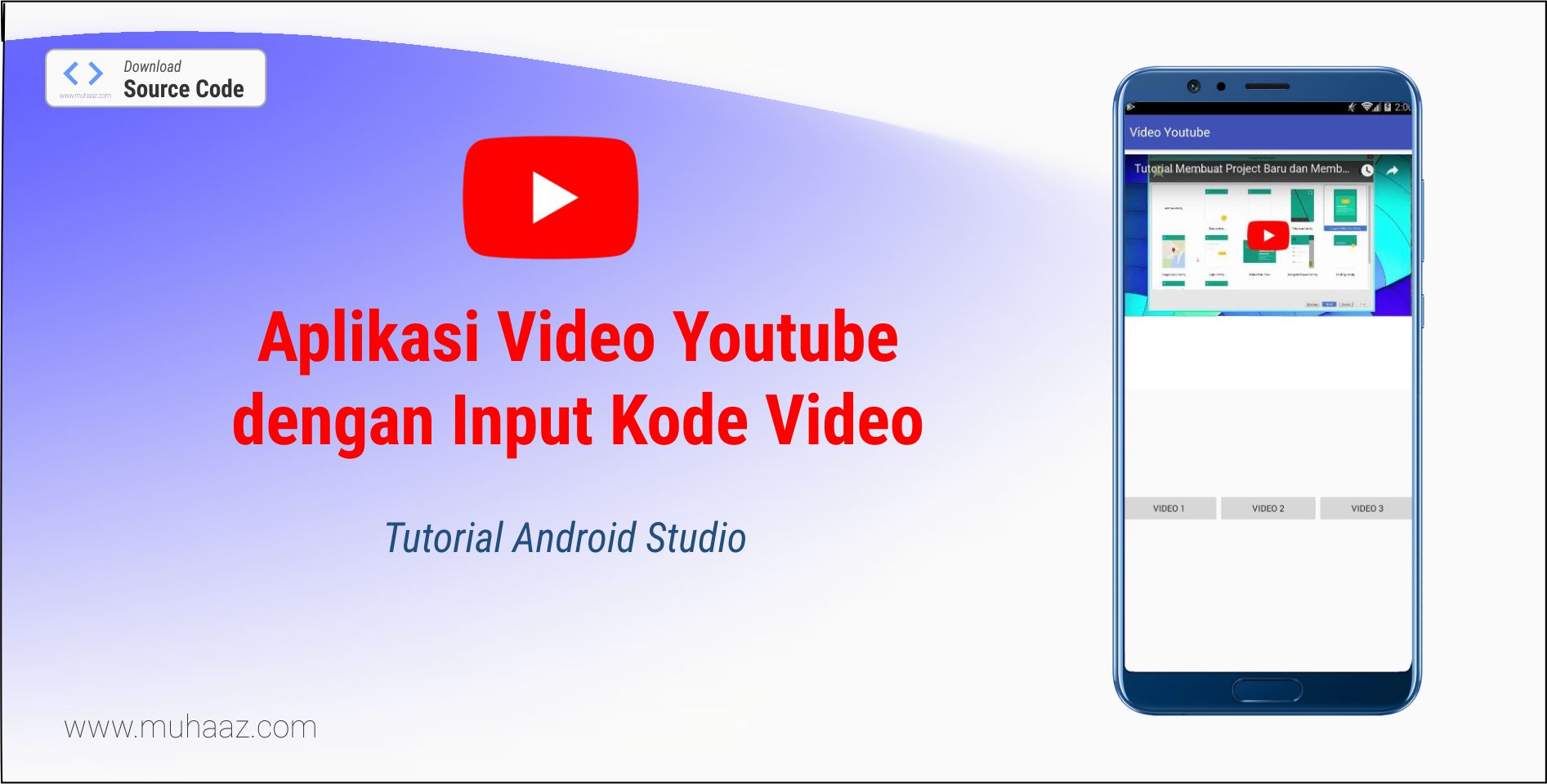 Cara Membuat Url Youtube Di Android. Tutorial Muat Video Youtube ke Aplikasi Android! (Android Studio