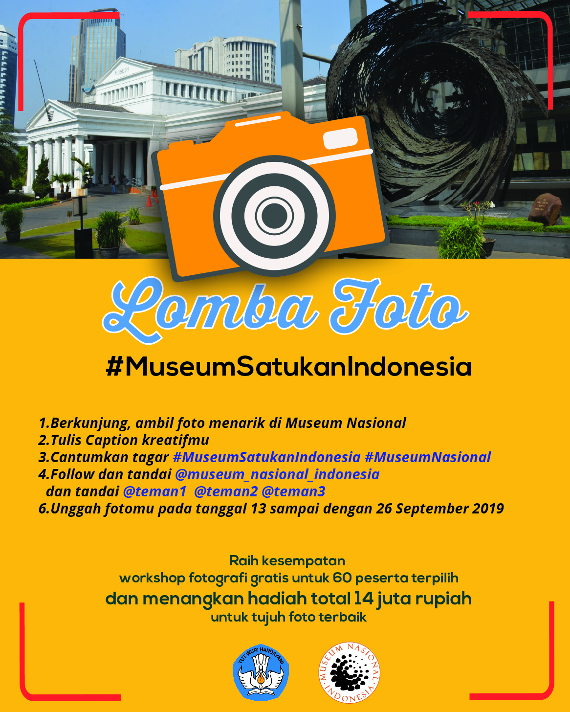 Tag Instagram Foto. Ketentuan Lomba Foto Instagram #MuseumSatukanIndonesia