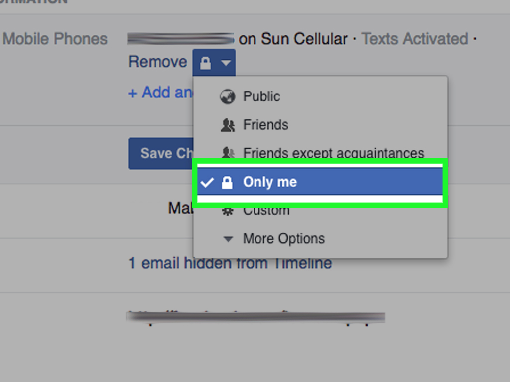 Cara Menyembunyikan Dinding Facebook. Cara Menyembunyikan Nomor Ponsel di Facebook (dengan Gambar)