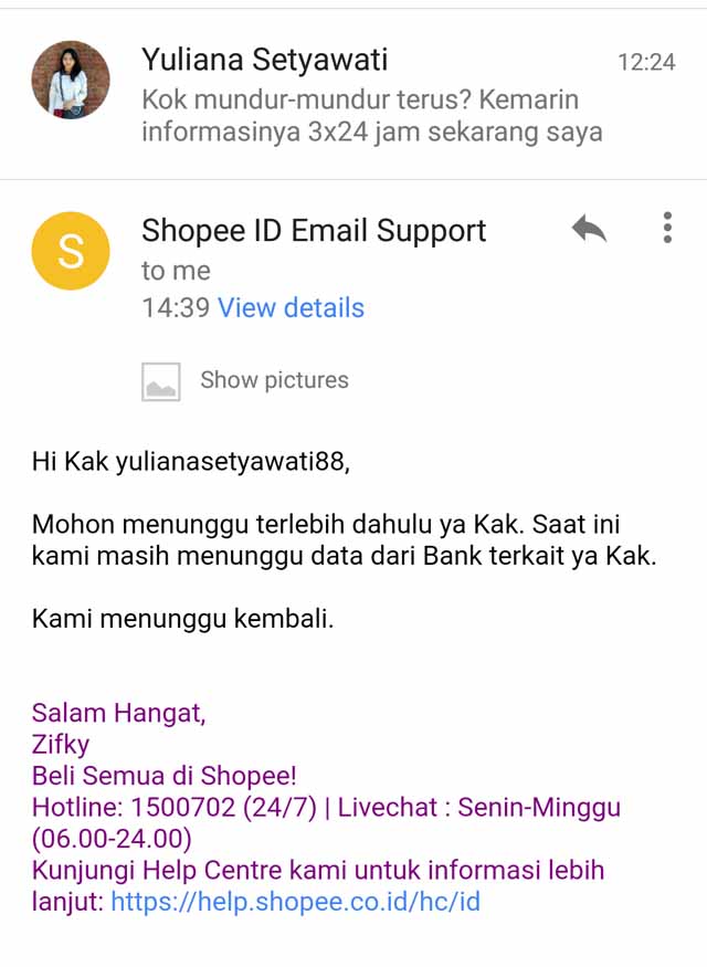 Shopee Pengembalian Dana. Tunggu Pengembalian Dana Dari Shopee